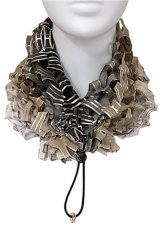 画像1: シルクカラー（チョーカータイプ） ”カスケード＆棚田"  (1)