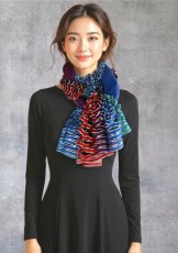 画像2: ウール&シルクスカーフ ”アリュメット（マッチ棒）" ・ビジュー (2)