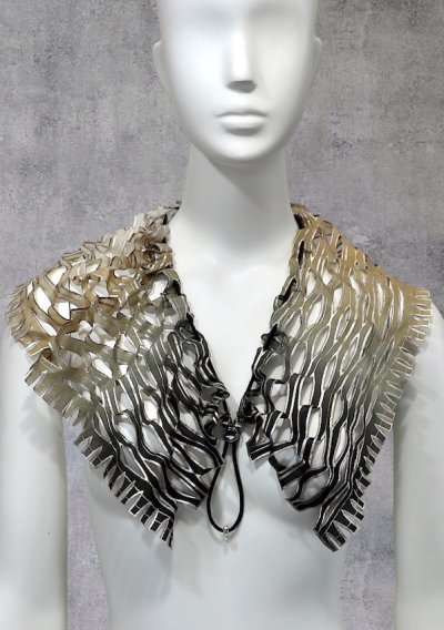 画像1: シルクカラー（付け襟タイプ） ”カスケード＆棚田" 