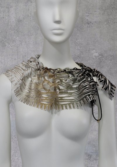 画像2: シルクカラー（付け襟タイプ） ”カスケード＆棚田" 